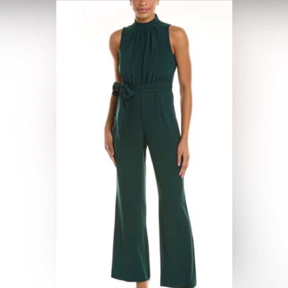 Donna Ricco Emerald green Elegant jumpsuit Sz 14 Formal Night out Party  Date - Picture 6 of 8